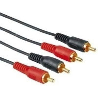 Hama Audio Connecting Cable 2 RCA Male Plugs - 2 RCA Male Plugs, 10 m (00043218)